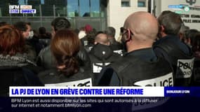 Lyon: la police judiciaire manifeste contre la réforme