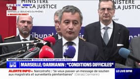 Narcotrafic: Gérald Darmanin assure que les magistrats font face à une "augmentation de la criminalité organisée"