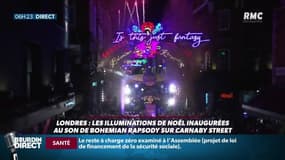 A Londres, des illuminations de Noël dédiées à "Bohemian Rapsody" de Queen