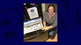 Photo d'Alyse Ogletree, la détentrice du record du plus grand don de lait maternel, publiée par le Guinness World Records le 6 novembre 2024. 