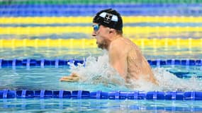 Antoine Viquerat lors des championnats de France de natation, le 18 juin 2025