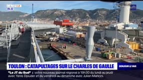 Toulon: catapultages sur le Charles de Gaulle