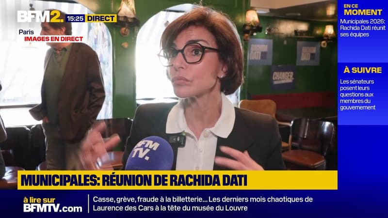 Louvre : Rachida Dati "rend hommage au travail" de Laurence Des Cars