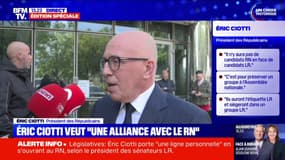 "Oui, très clairement": Éric Ciotti estime que le Rassemblement national fait partie de l'arc républicain