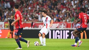 Vitinha lors de Losc-PSG, à Lille le 1er septembre 2024