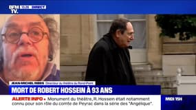Mort de Robert Hossein: Jean-Michel Ribes se souvient "d'un homme solaire" 