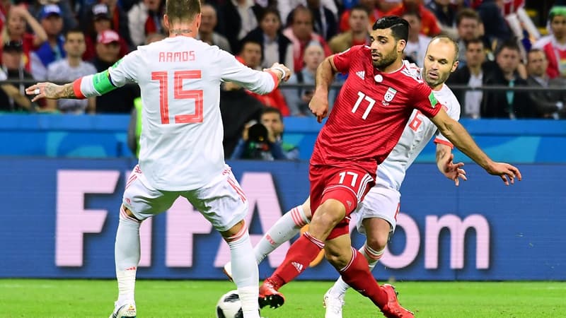 Taremi face à l'Espagne