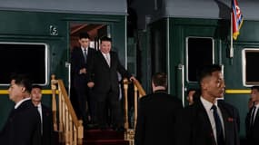 Arrivée en train de Kim Jong Un en Russie le 12 septembre 2023