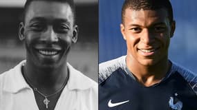 Pelé et Mbappé