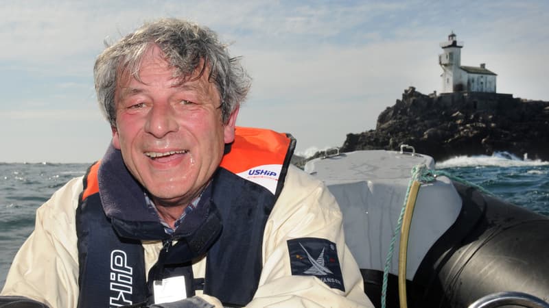 Marc Pointud a passé deux mois dans le phare de Tévennec
