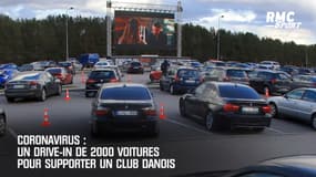 Coronavirus: Un drive-in de 2000 voitures pour supporter un club danois ?