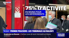 Fronde des policiers: à Marseille, les tribunaux tournent au ralenti depuis le début du mouvement 