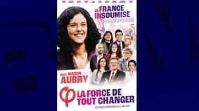 L'affiche officielle de la France Insoumise pour la derière ligne droite avant les européennes.