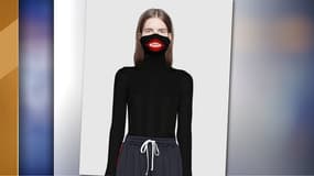 Le pull a été retiré de la vente.