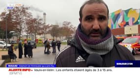 Incendie à Vaulx-en-Velin: le témoignage d'un habitant de l'immeuble