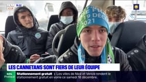 Après le match qui opposait Cannet-Rocheville à l'OM, les supporters du club de National 3 sont fiers