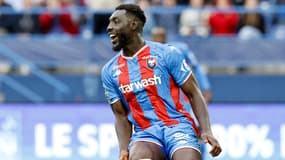 Alexandre Mendy avec Caen le 26 août 2023