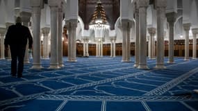 La salle de prière de la Grande Mosquée de Paris, le 13 octobre 2022