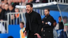 Diego Simeone lors du match Léganès-Atlético (1-0, Liga), le 18 janvier 2025