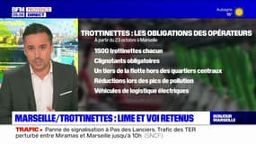 Marseille: les deux opérateurs de trottinettes électriques Lime et Voi retenus par la municipalité