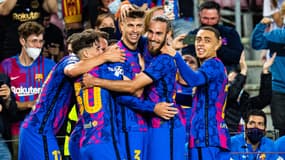 Le FC Barcelone de Gerard Piqué, au Camp Nou le 20 octobre 2021