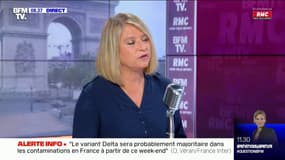 Karine Lacombe estime qu'avec "un variant contagieux et une ocuverture vaccinale sous-optimale", la réouverture des discothèques est "un risque"