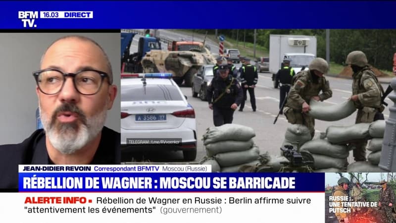 Rébellion de la milice Wagner: les entrées et sorties filtrées à Moscou