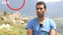 Fourcade frôlé par un rapace en pleine interview