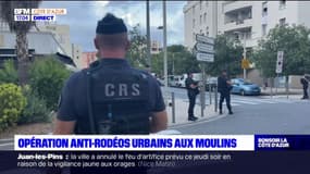 Nice: une opérations anti-rodéos urbains aux Moulins