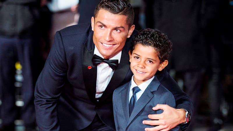 Cristiano Ronaldo et son fils