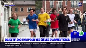 JO 2024: les élèves d'un collège à Armentières mobilisés pour courir 2024km en relais