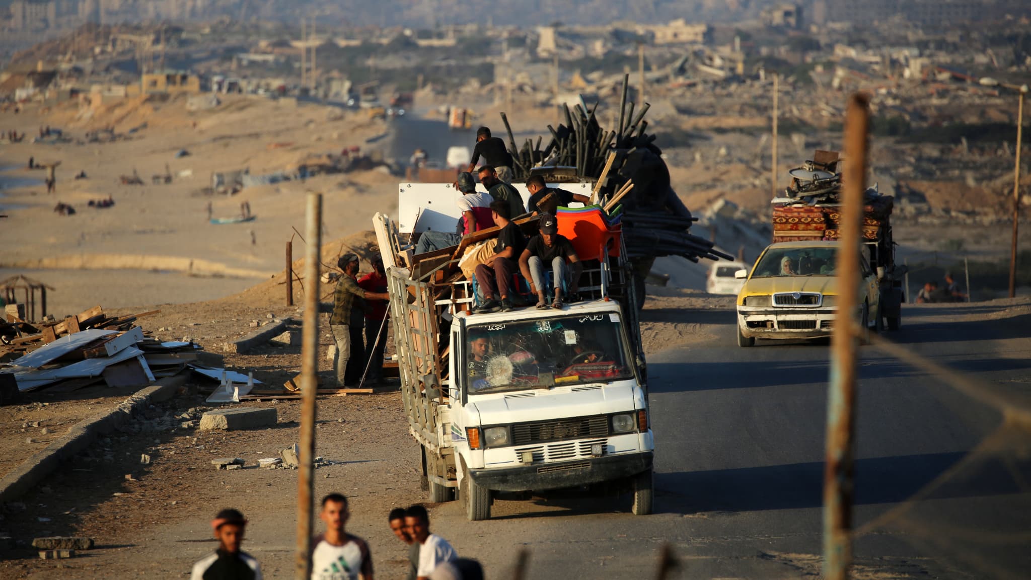 L'ARMÉE ISRAÉLIENNE APPELLE LES HABITANTS DE GAZA-VILLE À PARTIR VERS UNE "ZONE HUMANITAIRE" AVANT UN ASSAUT