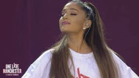 Ariana Grande lors du concert de charité à Manchester, le 4 juin 2017