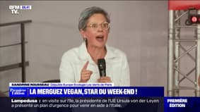 "Tu ne gagneras pas avec un steak": la pique de Sandrine Rousseau à Fabien Roussel sur la viande