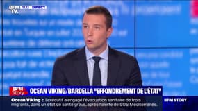 Jordan Bardella sur le débarquement de l'Ocean Viking à Toulon: "Cette décision est un aveu d'impuissance de la part de l'Etat"