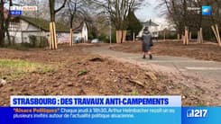Strasbourg: des travaux pour éviter les campements des sans abris