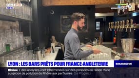 Coupe du monde: les bars lyonnais se préparent avant France-Angleterre