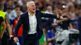 Didier Deschamps lors de France-Espagne à l'Euro le 9 juillet 2024