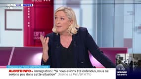 Marine Le Pen: "Tout ce qui peut contribuer à protéger nos policiers est une bonne chose"