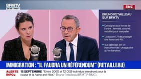 Réforme des retraites: "Je tiens à un système par répartition parce que c'est la solidarité entre les générations", explique Bruno Retailleau