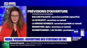 Vosges: les stations de ski ouvrent ce week-end malgré un enneigement parfois insuffisant