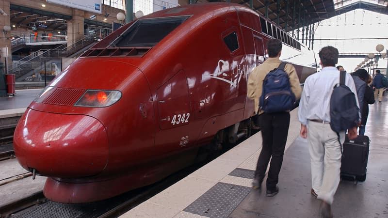 TGV Thalys à la gare du Nord.