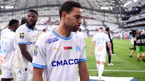 Renan Lodi le 17/09/2023 lors du match de Ligue 1 OM-Toulouse