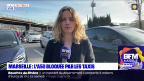 Marseille: l'A50 bloquée par les chauffeurs de taxi