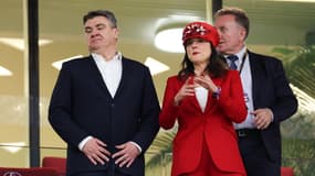 Le président de la Croatie, Zoran Milanovic et sa compagne Sanja Music Milanovic