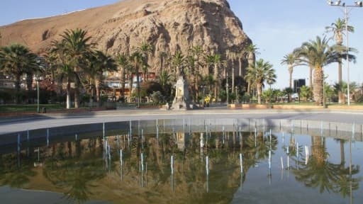 Image d'illustration de la ville d'Arica, à la frontière du Pérou