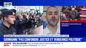 Policiers chargés de la sécurité de Nicolas Sarkozy en prison: "On aura très bien pu le gérer", assure Alexandre Caby, secrétaire général du syndicat de surveillants pénitentiaires UFAP UNSA Justice