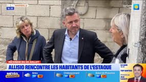 L'Estaque : Franck Allisio à la rencontre des sinistrés 