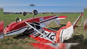 Aéronef accidenté après son décollage le dimanche 9 mars 2025 à l'aérodrome de Roclincourt dans le Pas-de-Calais