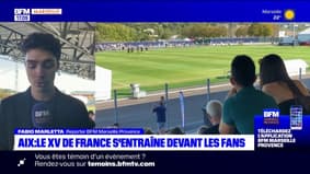 Aix-en-Provence: entraînement du XV de France ouvert au public